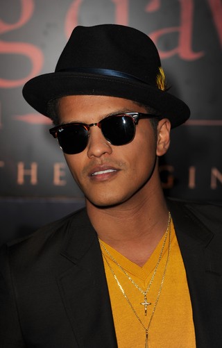Bruno Mars na première de ‘Amanhecer’ em Los Angeles, nos Estados Unidos (Foto: Getty Images/ Agência)