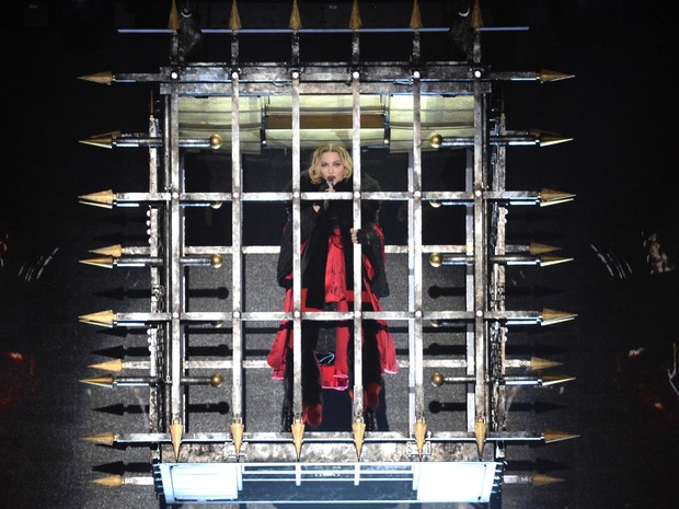 Madonna estreia turnê Rebel heart em Montreal, no Canadá (Foto: Kevin Mazur/ Getty Images/ AFP)