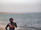 Cissa Guimarães aparece coberta de lama: 'Lameada (sic) no Mar Morto'