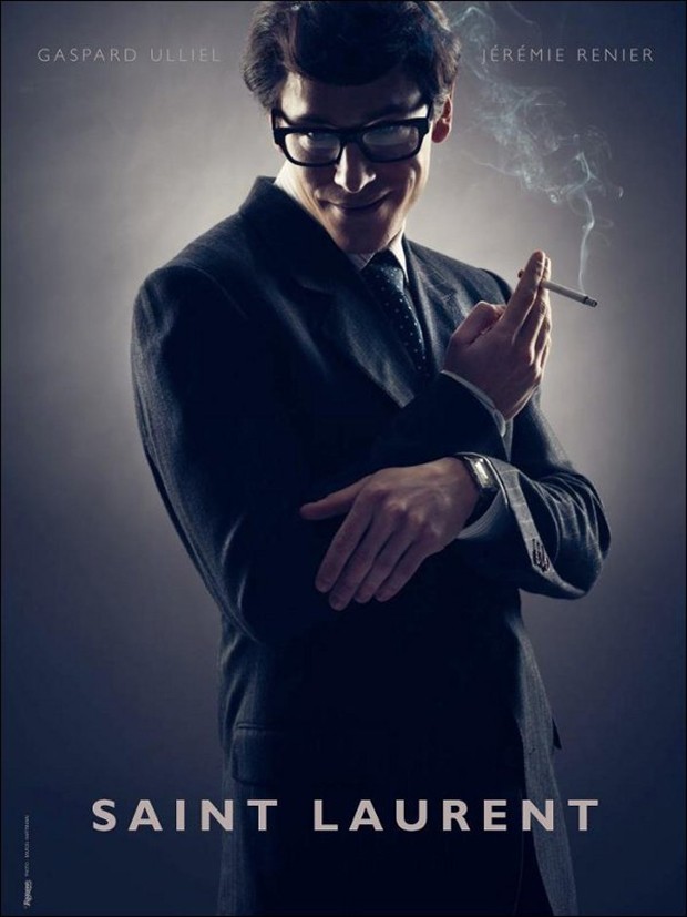 Gaspard Ulliel como Yves Saint Laurent - poster do filme (Foto: Reprodução)