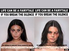 Kim Kardashian não autorizou imagem para campanha contra violência