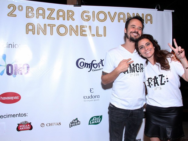 Paulo Vilhena e Giovanna Antonelli (Foto: Alex Palarea / AgNews)