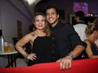 Ex-BBB Cacau comemora aniversário com Matheus em festa no Rio