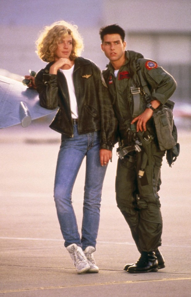 Kelly McGillis e Tom Cruise (Foto: Reprodução)