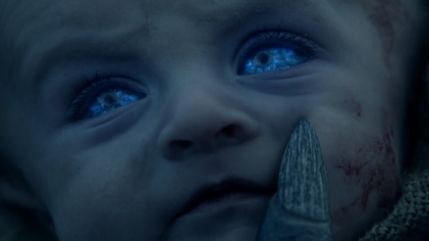 Bebê se tornando um Caminhante Branco (Foto: HBO/Reprodução)