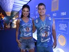 Paloma Bernardi vai com Thiago Martins ao desfile das campeãs no Rio