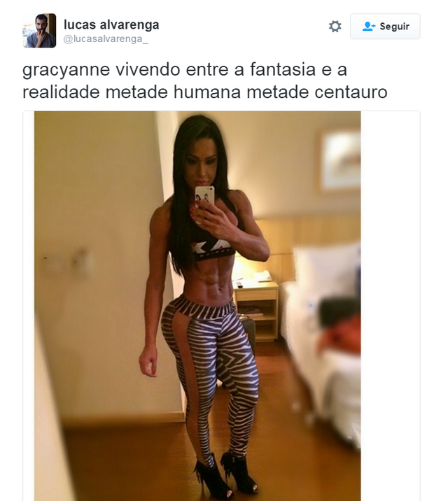 Gracyanne Barbosa (Foto: Reprodução/Twitter)