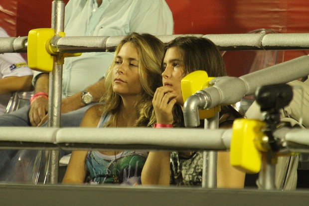 Claudia Abreu e o marido Rubem Fonseca nas semi finais do Rio Open (Foto: AGi9/PHOTO RIO NEWS)