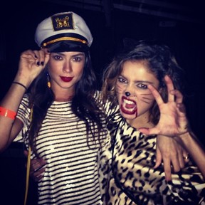 Thaila Ayala e Sophie Charlotte em festa de Halloween no Rio (Foto: Instagram/ Reprodução)