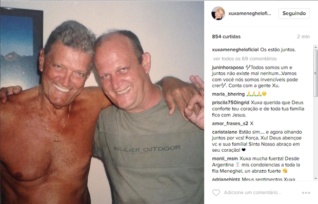 Xuxa homenageia o pai (Foto: Reprodução/Instagram)