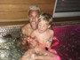 Neymar posta foto com filho, Davi Lucca, tomando banho de banheira