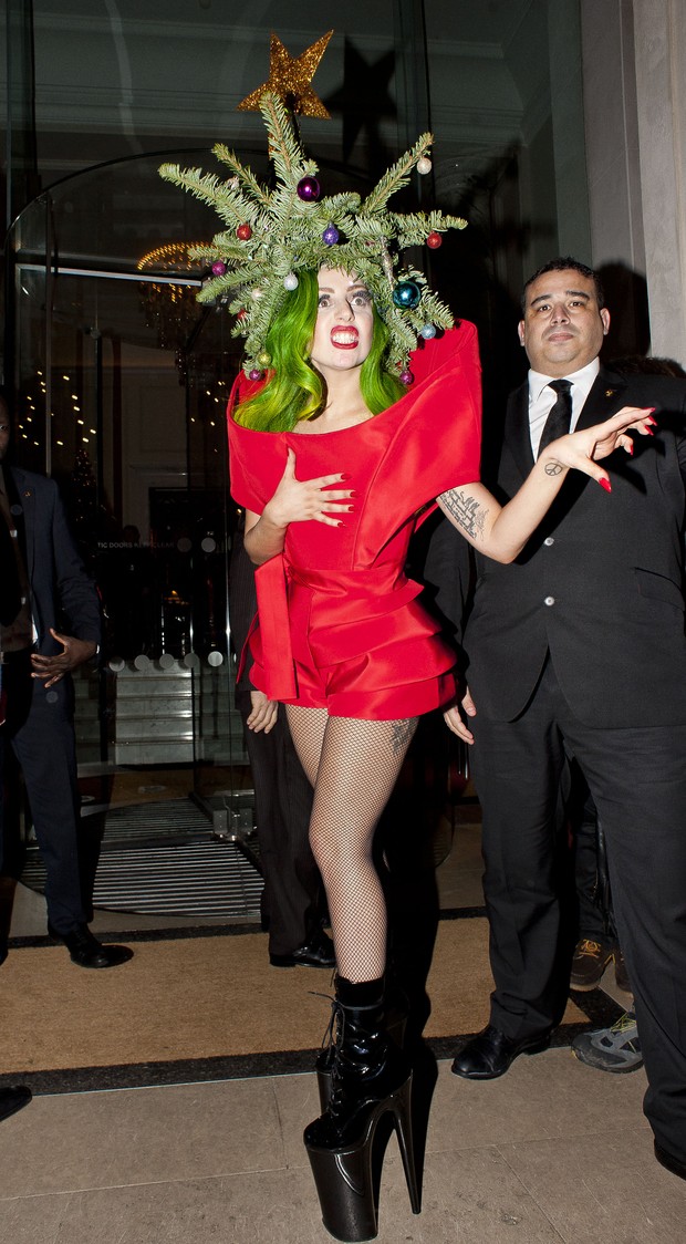 Lady Gaga em Londres, na Inglaterra (Foto: Alex Davies/ Getty Images)