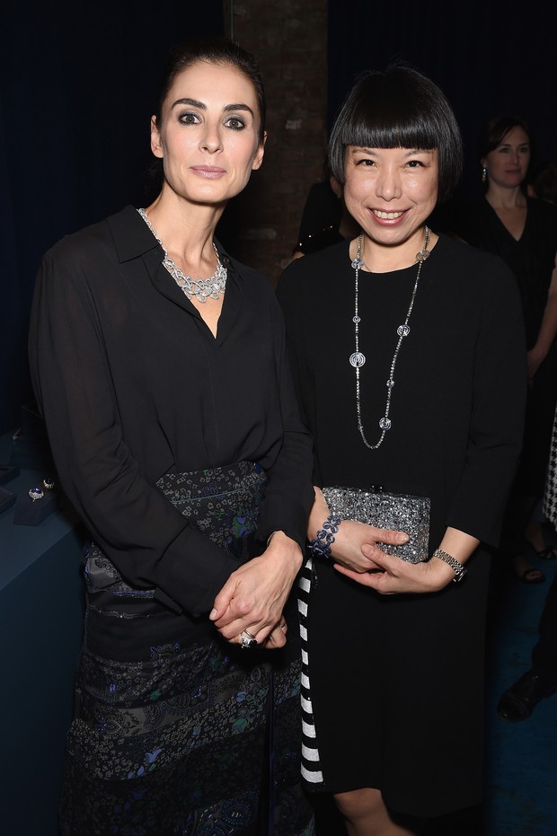 Diretora de design da Tiffany, Francesca Amfitheatrof, e Angelica Cheung (Foto: Divulgação)
