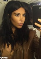 Kim Kardashian corta os cabelos e compartilha resultado na web