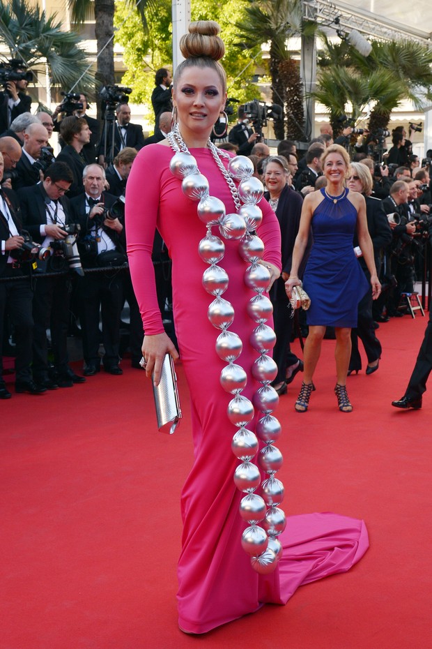 Elena Lenina no Festival de Cannes 2014 (Foto: AFP)