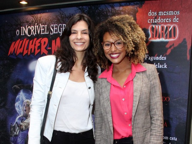 Helena Ranaldi e Sheron Menezzes em teatro no Rio (Foto: Divulgação)