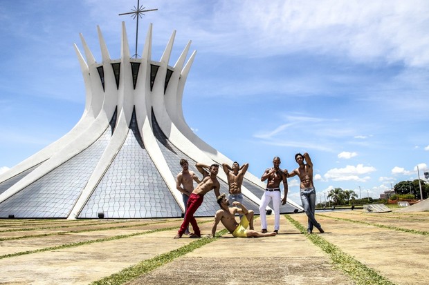 Candidatos a Mister DF (Foto: Anderson Morais)