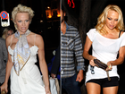 Pamela Anderson surge quase irreconhecível de cabelos curtos