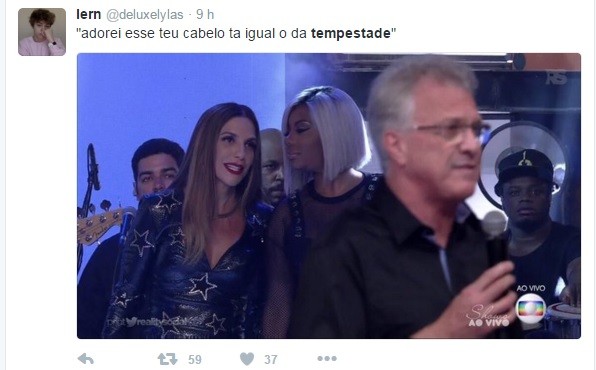 Ludmilla Tempestade (Foto: Reprodução / Twitter)