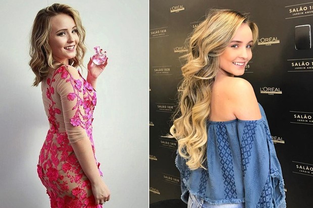 Larissa Manoela  - Antes e depois (Foto: Reprodução / Instagram)