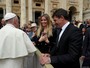 Antônio Banderas tem encontro com o Papa Francisco no Vaticano