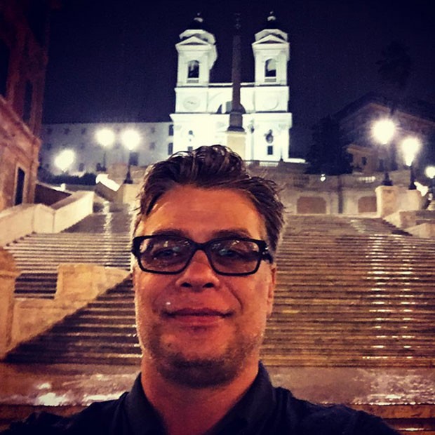 Fábio Assunção em Roma, na Itália (Foto: Instagram/ Reprodução)