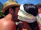Yanna Lavigne mostra beijo em Bruno Gissoni e ironiza: 'Nossa DR'